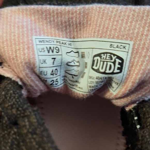 Hey Dude Wendy Peak Hi Platform Shoe. Womens 9. - Picture 10 of 10